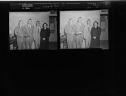 People standing (2 Negatives), 1956, undated [Sleeve 3, Folder i, Box 11]